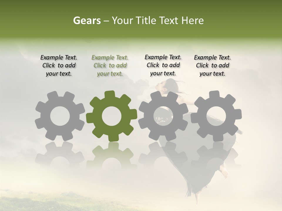 Heaven Sun Sky PowerPoint Template