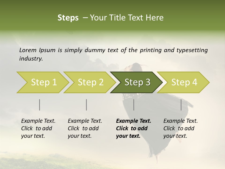 Heaven Sun Sky PowerPoint Template