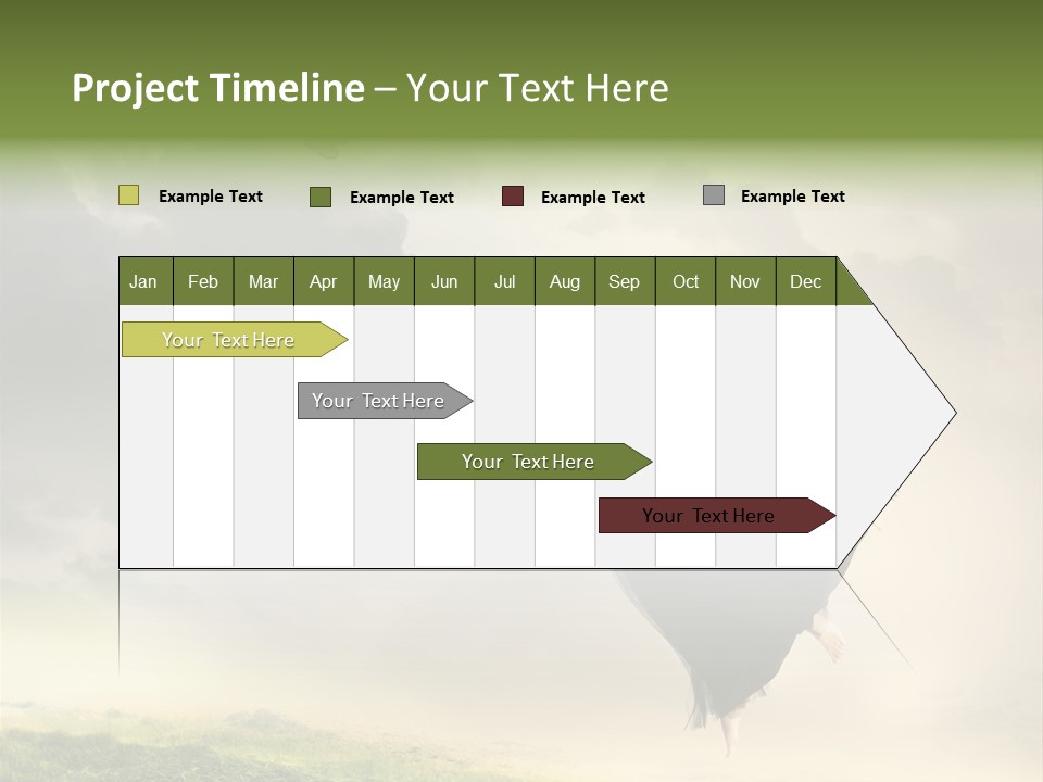 Heaven Sun Sky PowerPoint Template