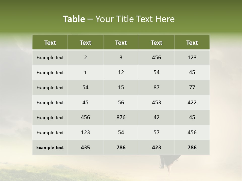 Heaven Sun Sky PowerPoint Template