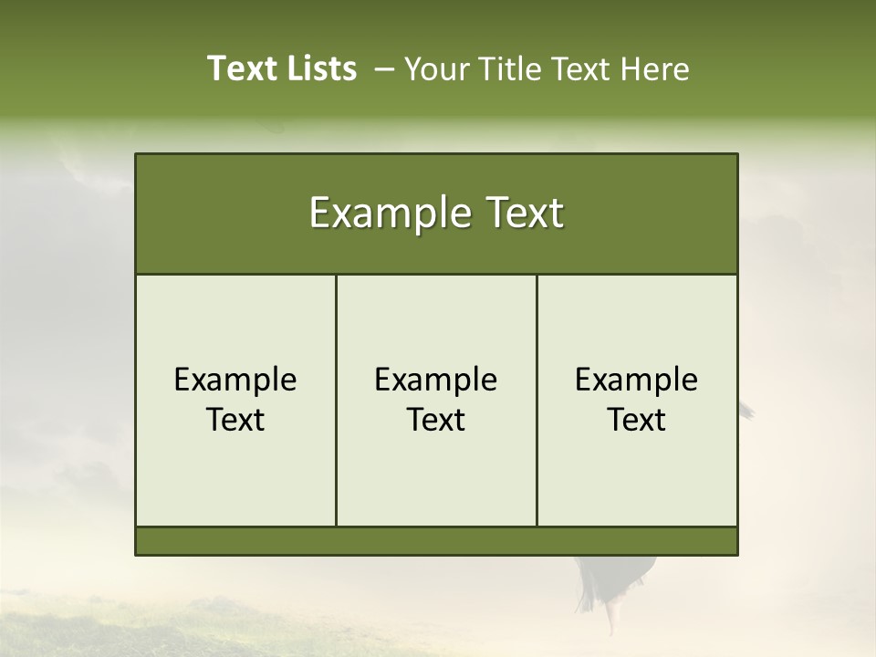 Heaven Sun Sky PowerPoint Template