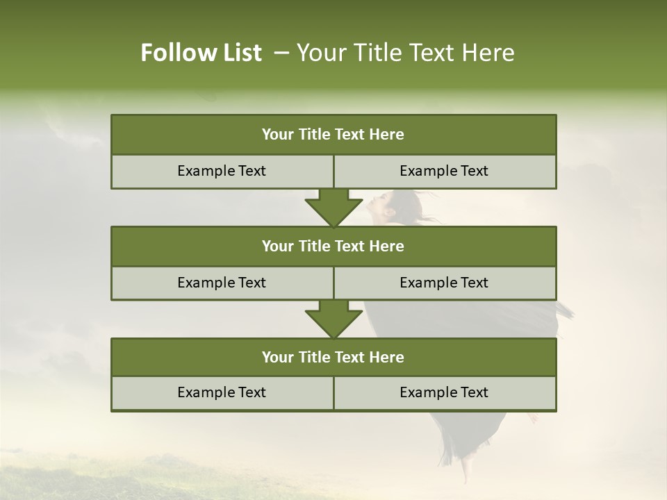 Heaven Sun Sky PowerPoint Template