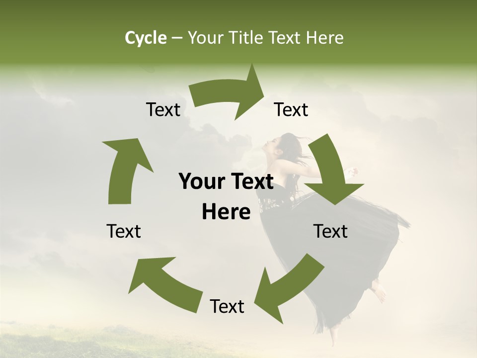 Heaven Sun Sky PowerPoint Template