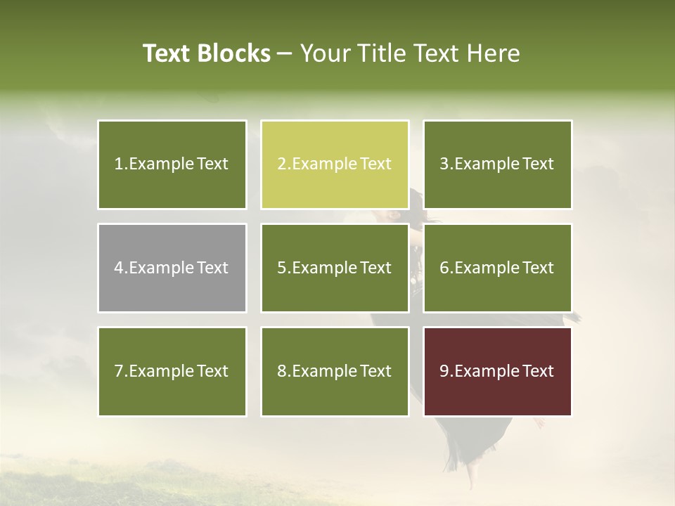 Heaven Sun Sky PowerPoint Template