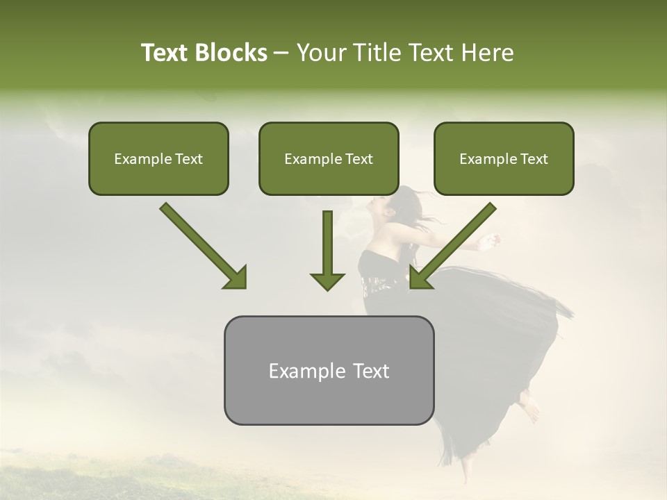Heaven Sun Sky PowerPoint Template