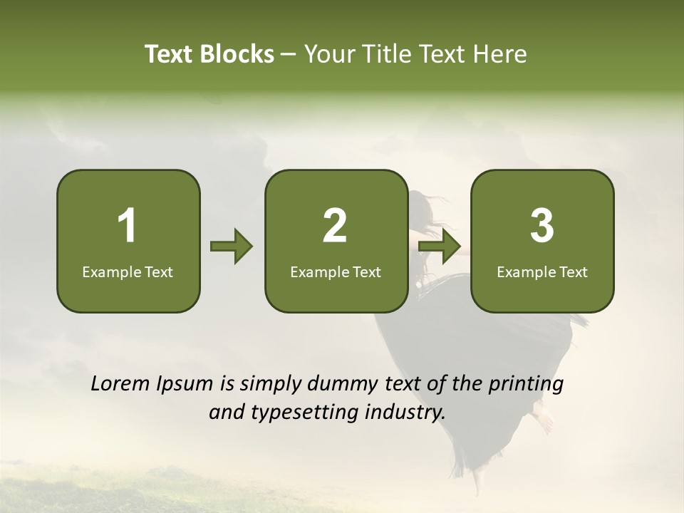 Heaven Sun Sky PowerPoint Template