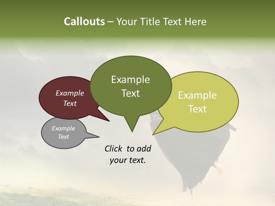 Heaven Sun Sky PowerPoint Template