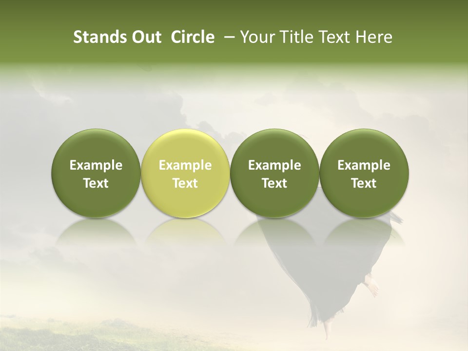 Heaven Sun Sky PowerPoint Template