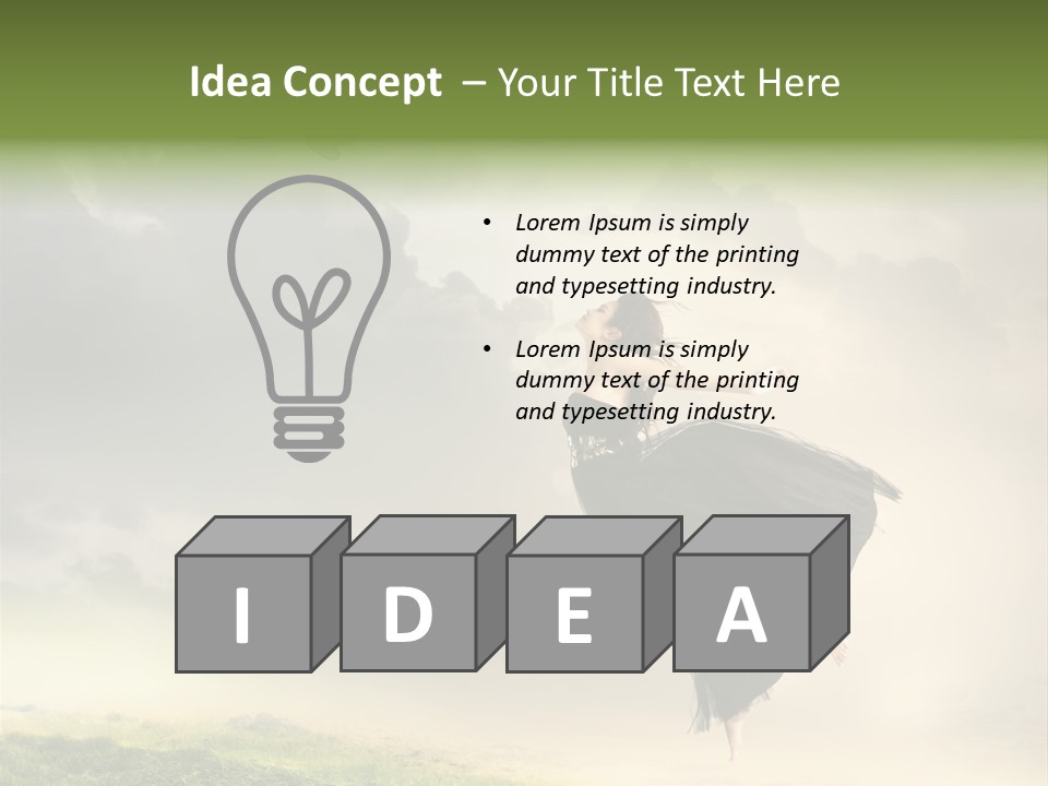 Heaven Sun Sky PowerPoint Template