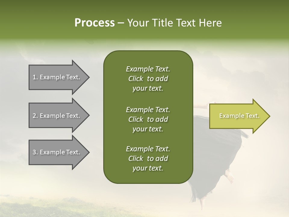 Heaven Sun Sky PowerPoint Template