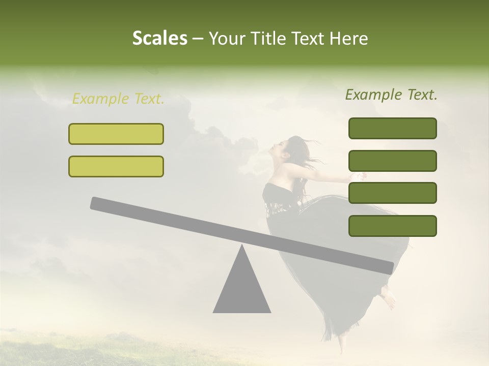 Heaven Sun Sky PowerPoint Template