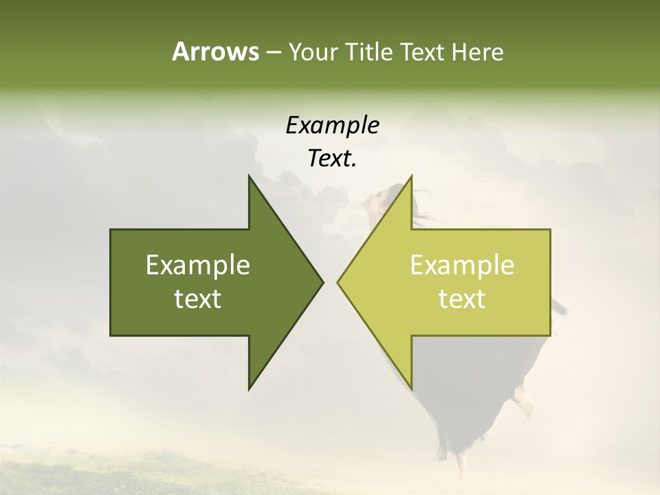 Heaven Sun Sky PowerPoint Template