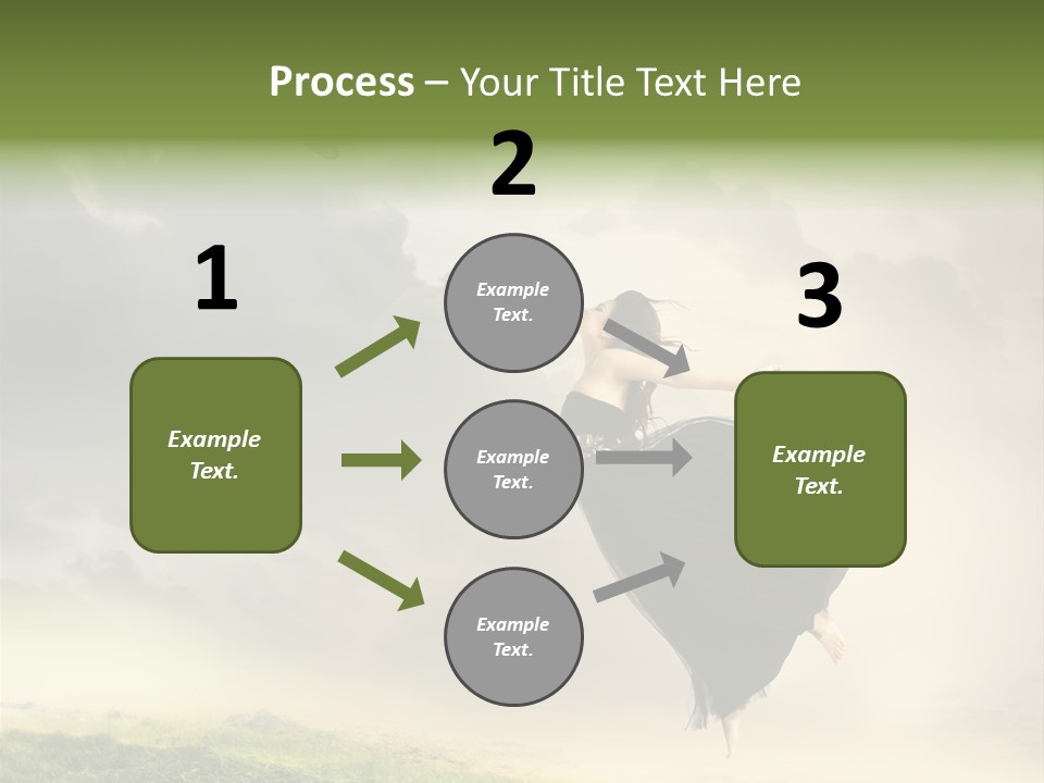 Heaven Sun Sky PowerPoint Template