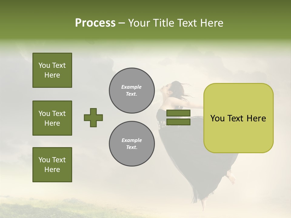 Heaven Sun Sky PowerPoint Template
