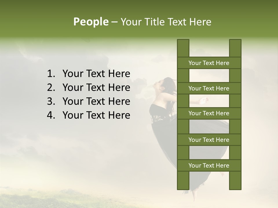 Heaven Sun Sky PowerPoint Template