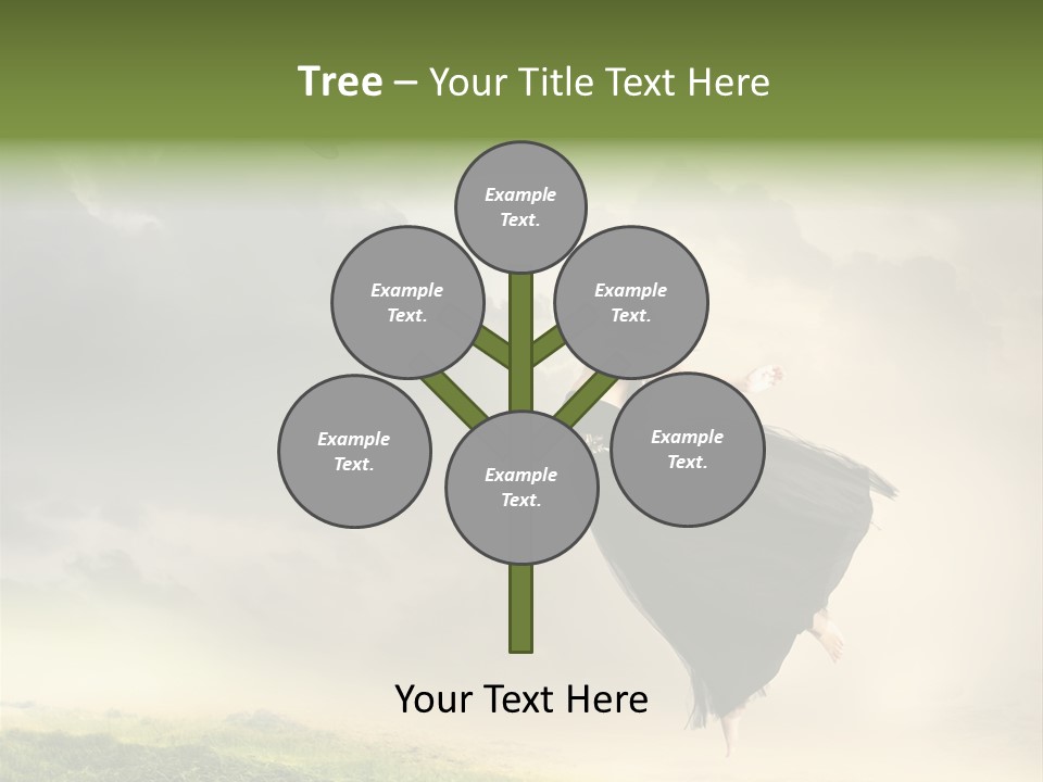 Heaven Sun Sky PowerPoint Template