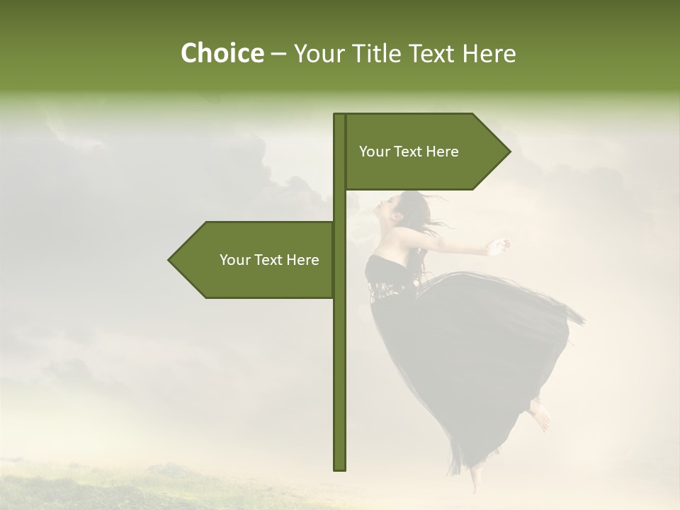 Heaven Sun Sky PowerPoint Template