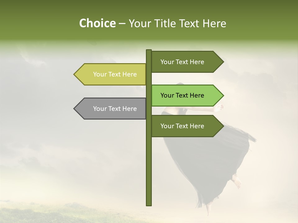Heaven Sun Sky PowerPoint Template