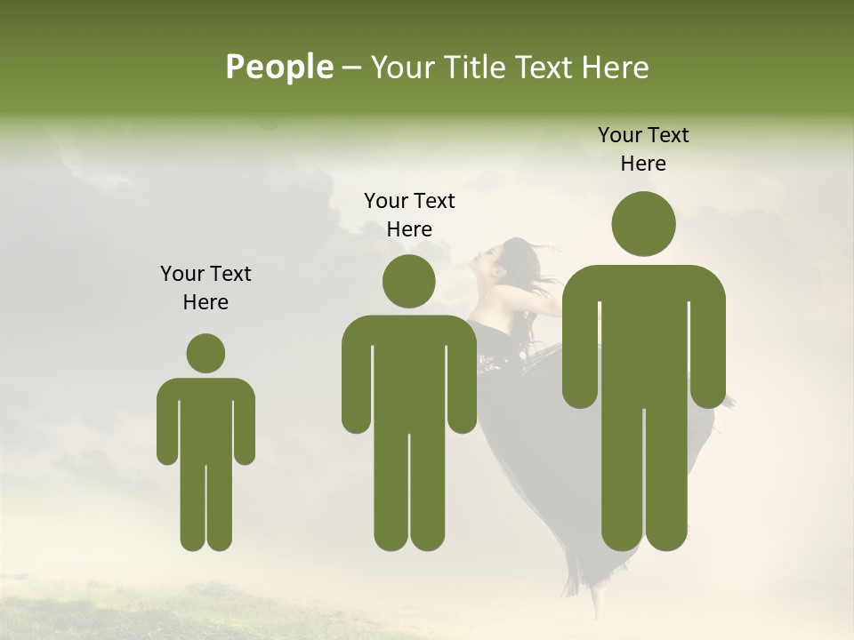 Heaven Sun Sky PowerPoint Template