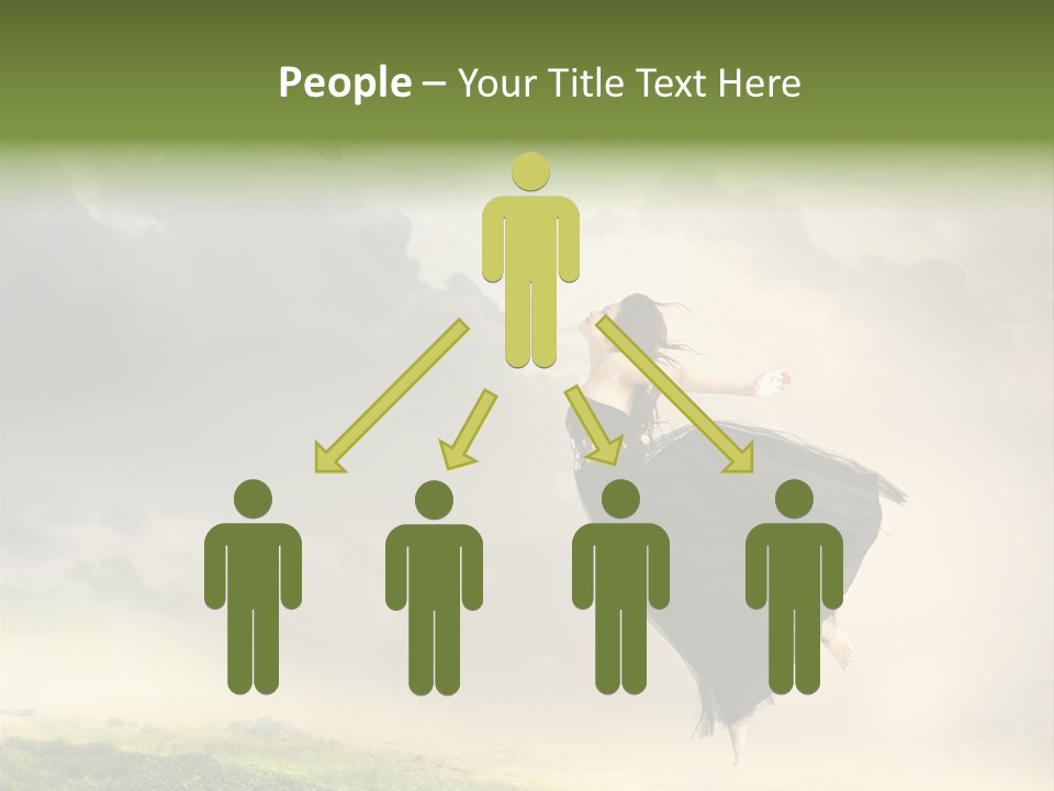 Heaven Sun Sky PowerPoint Template