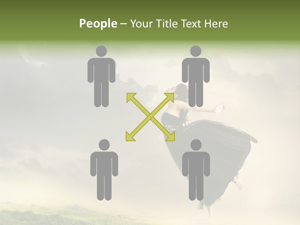 Heaven Sun Sky PowerPoint Template