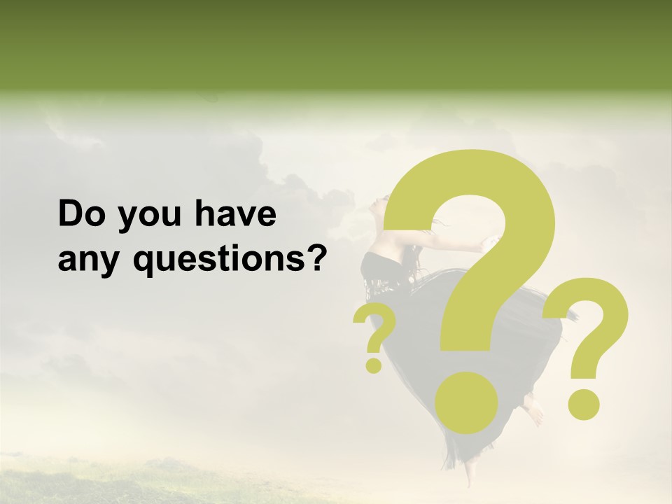 Heaven Sun Sky PowerPoint Template