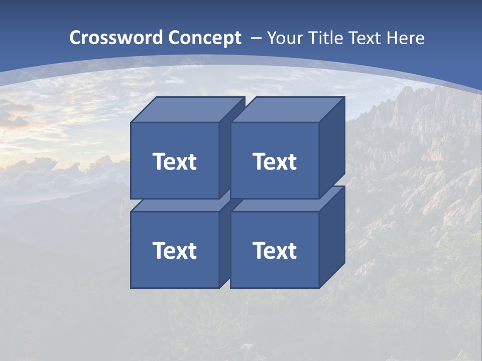 Rock Cervix Natural PowerPoint Template