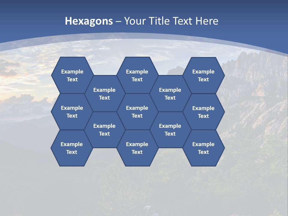 Rock Cervix Natural PowerPoint Template