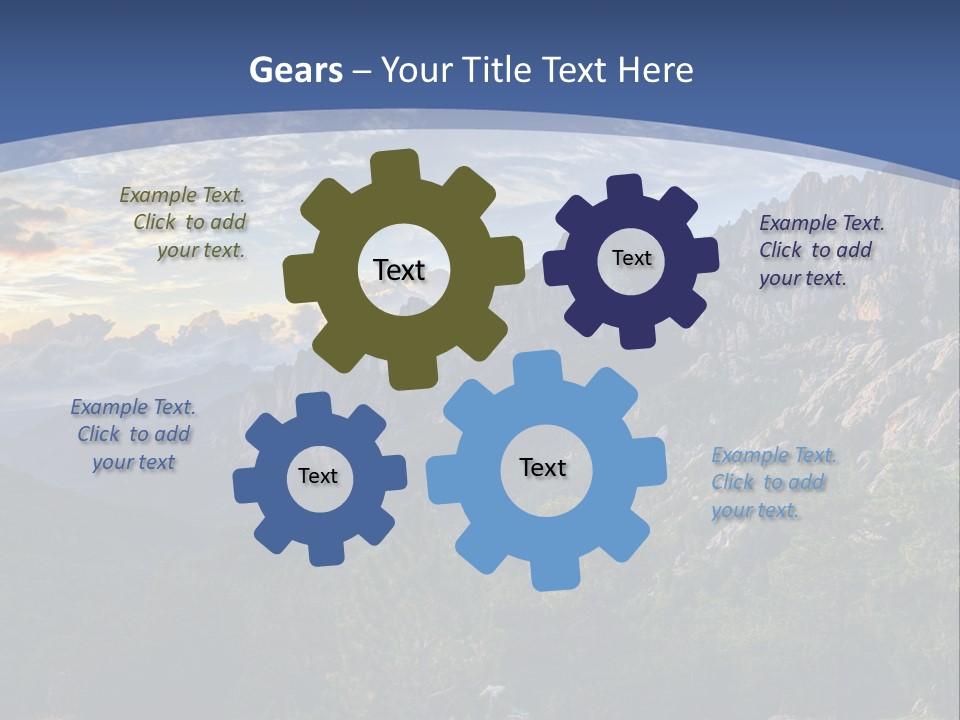 Rock Cervix Natural PowerPoint Template