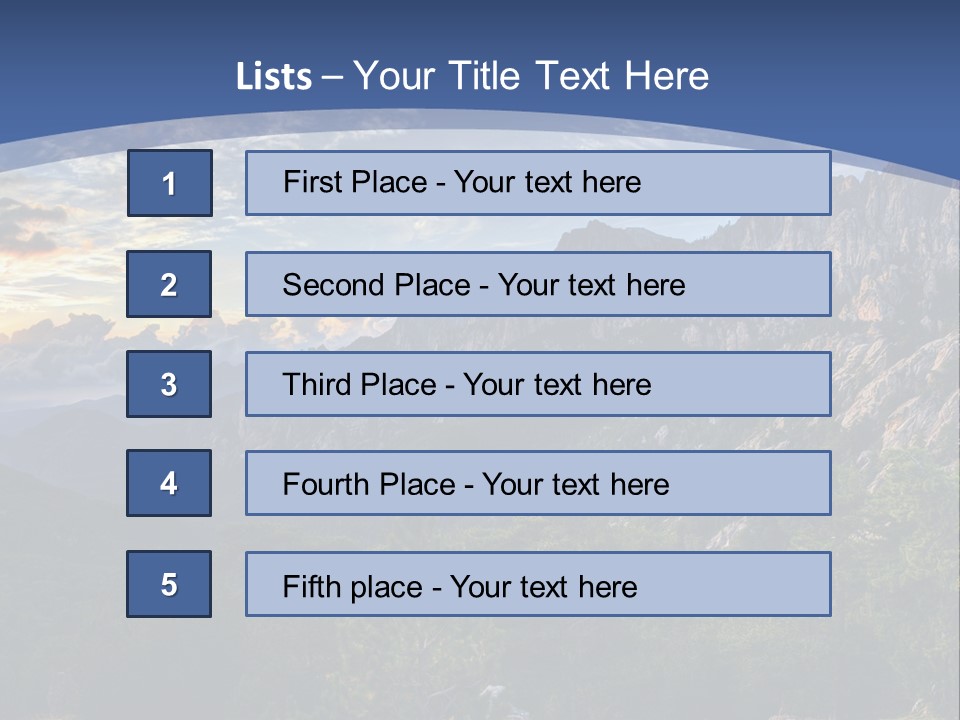 Rock Cervix Natural PowerPoint Template