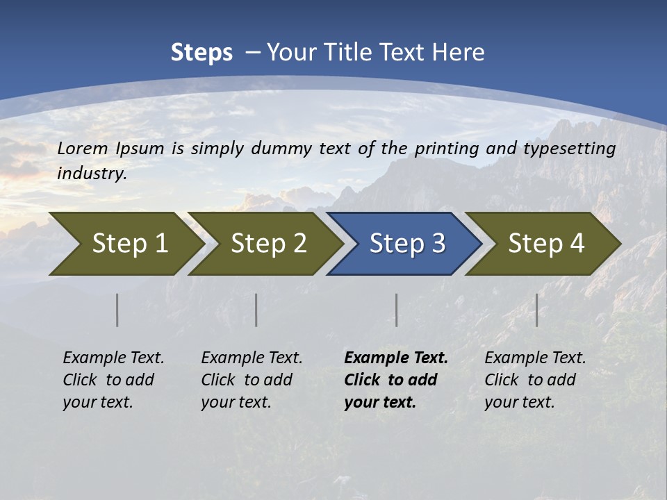 Rock Cervix Natural PowerPoint Template