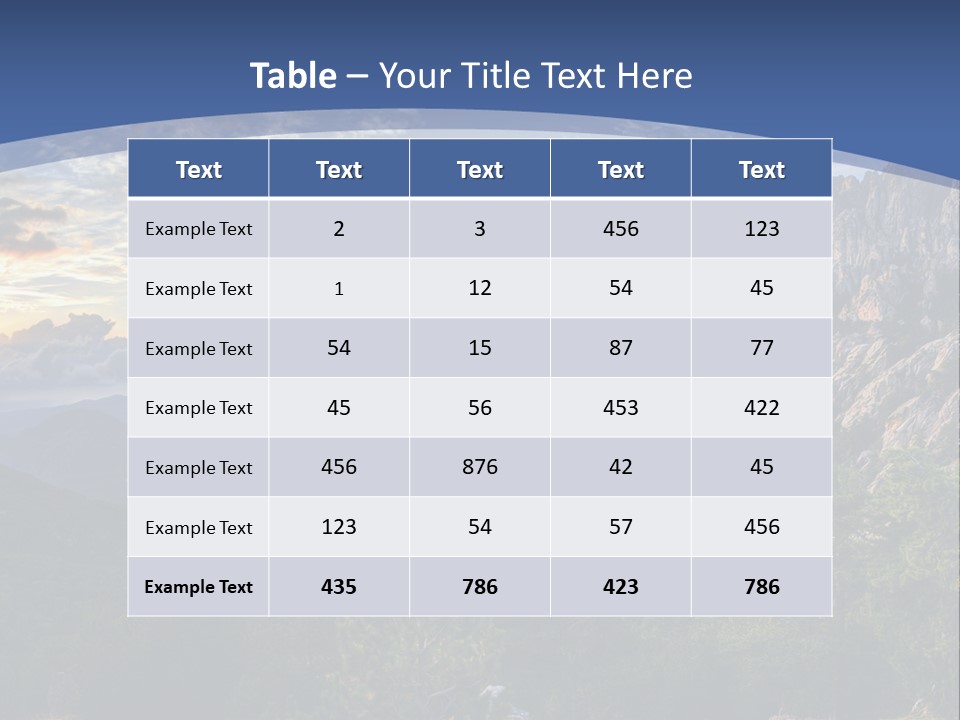 Rock Cervix Natural PowerPoint Template