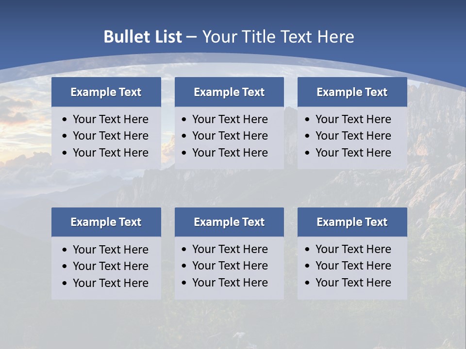 Rock Cervix Natural PowerPoint Template
