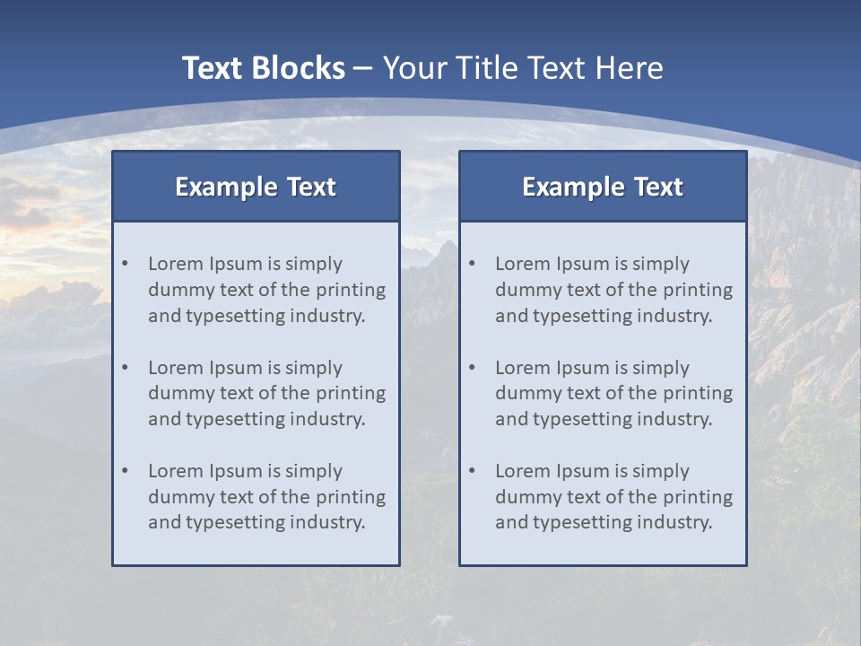 Rock Cervix Natural PowerPoint Template