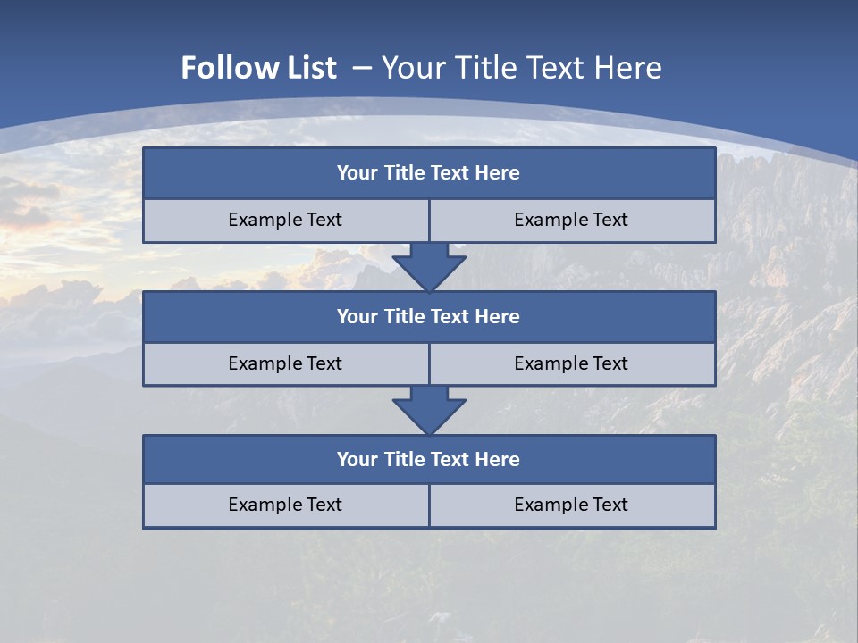 Rock Cervix Natural PowerPoint Template
