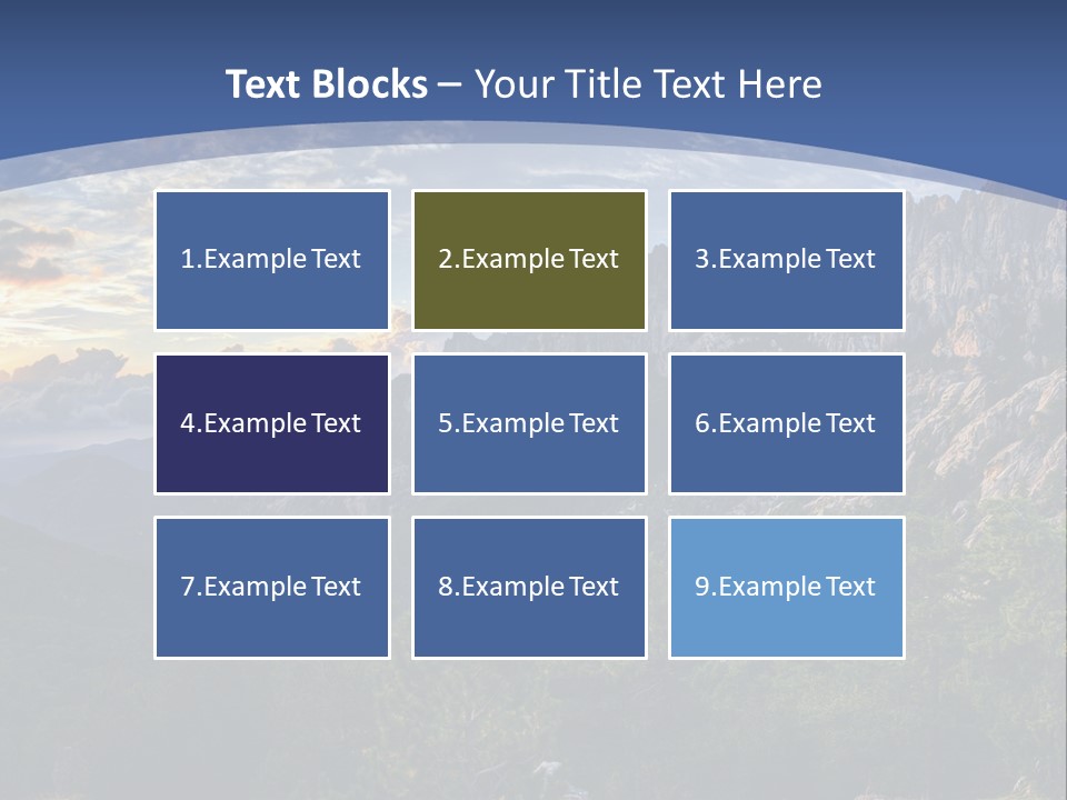 Rock Cervix Natural PowerPoint Template