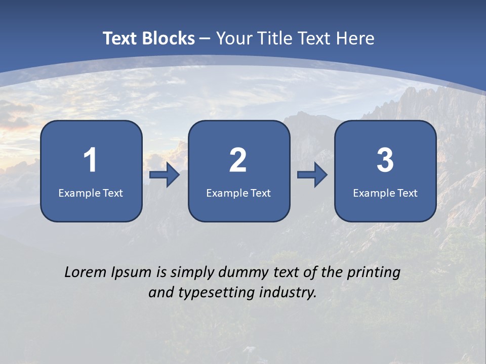 Rock Cervix Natural PowerPoint Template