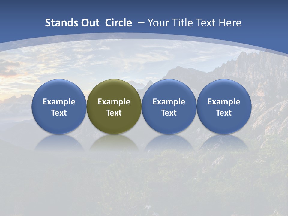 Rock Cervix Natural PowerPoint Template