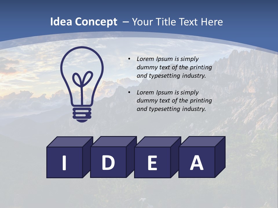 Rock Cervix Natural PowerPoint Template