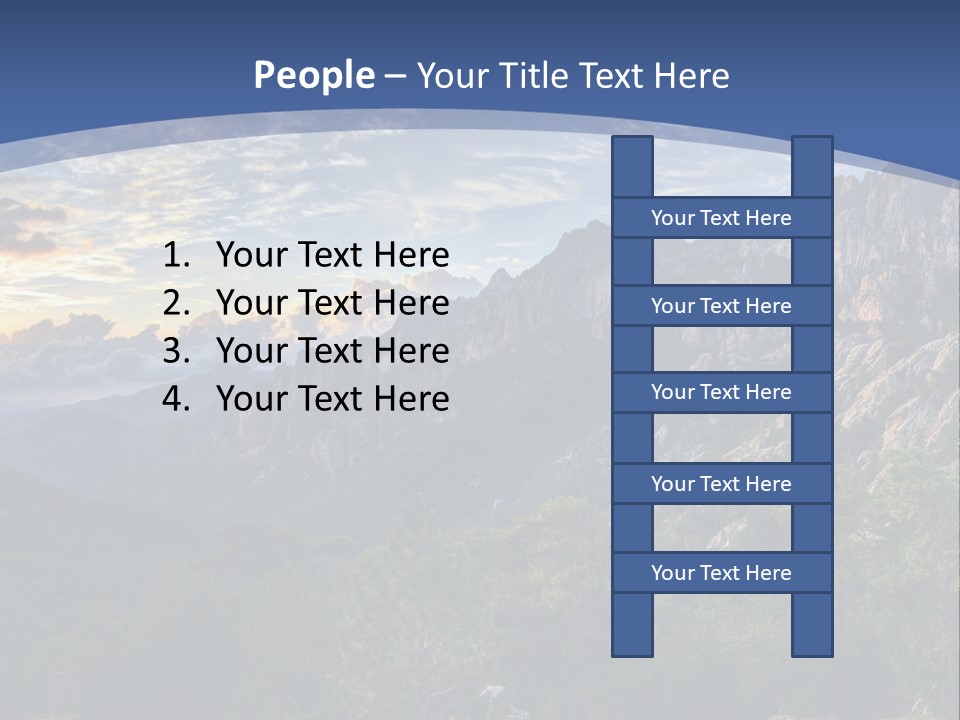 Rock Cervix Natural PowerPoint Template
