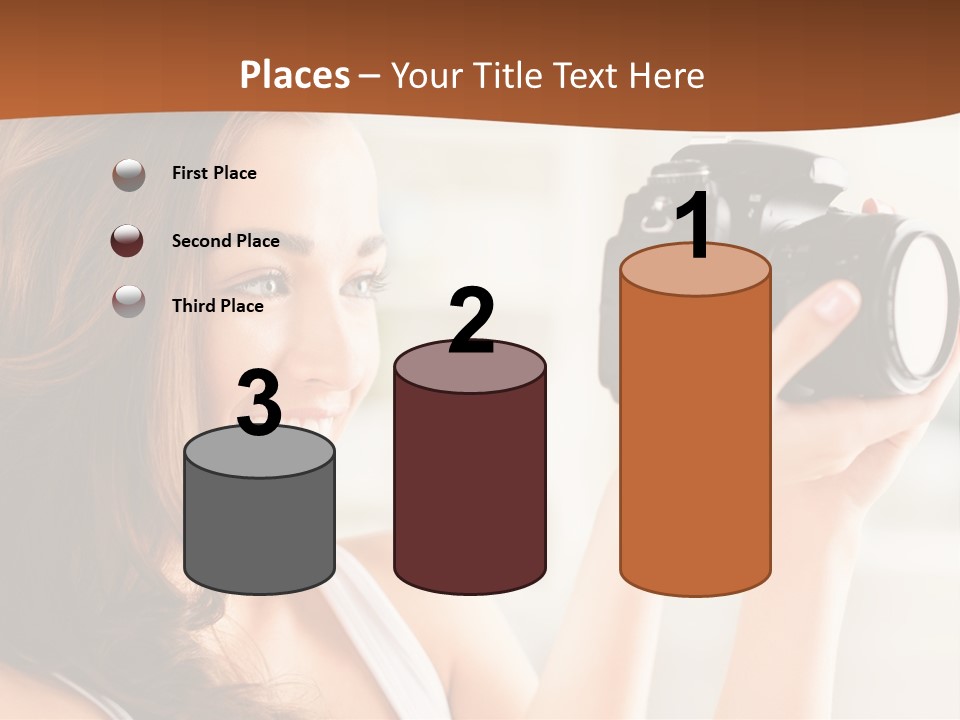 Attractive Comfortable Portrait PowerPoint Template