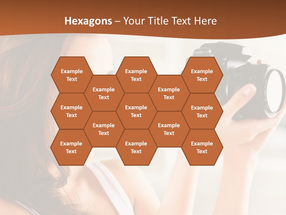 Attractive Comfortable Portrait PowerPoint Template