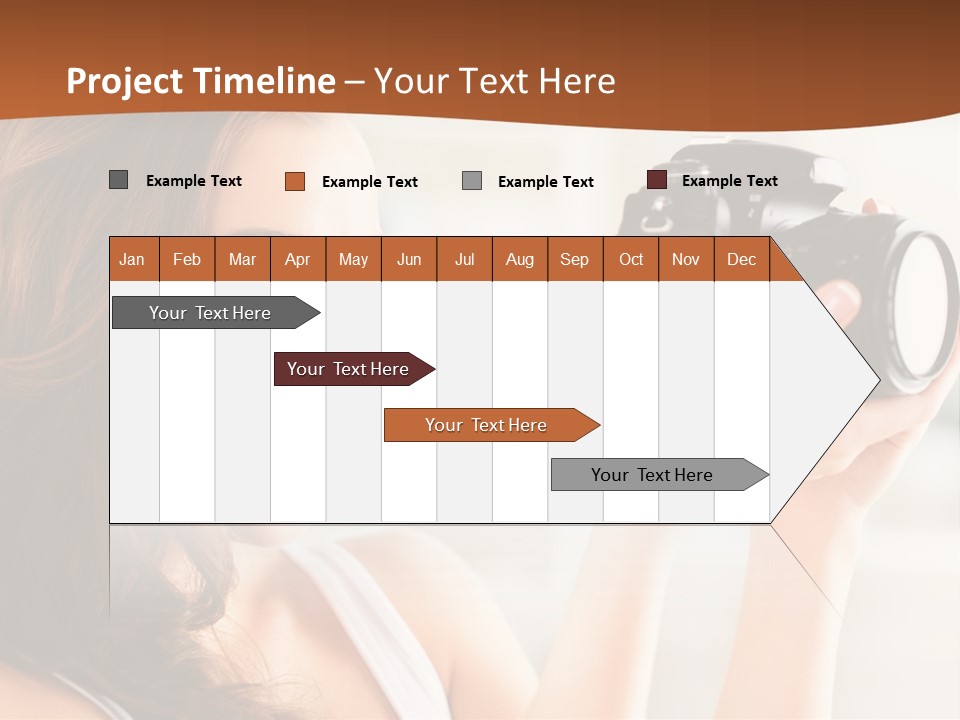 Attractive Comfortable Portrait PowerPoint Template