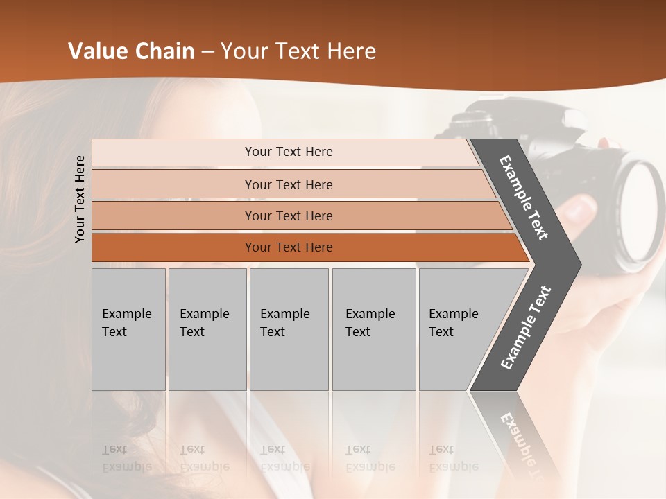 Attractive Comfortable Portrait PowerPoint Template