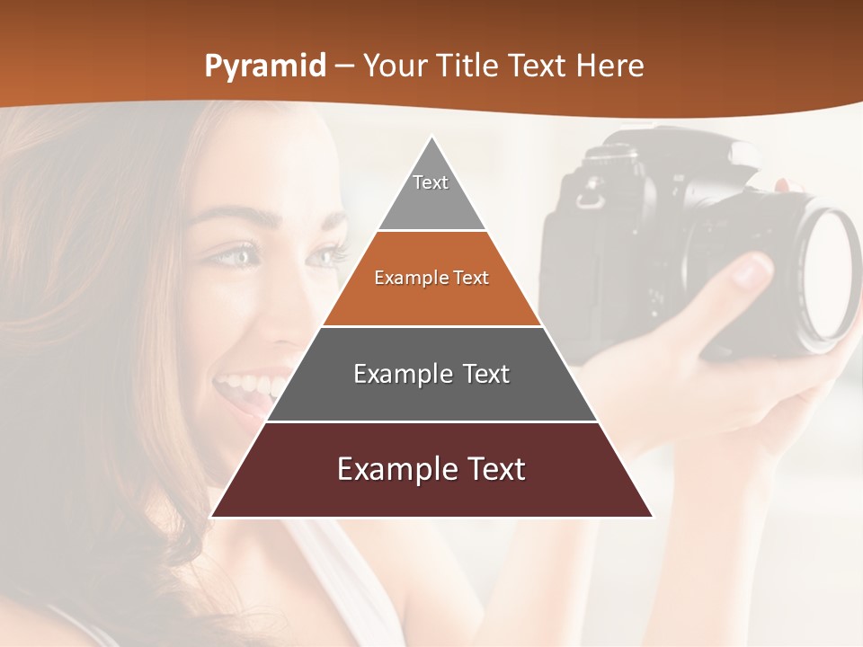 Attractive Comfortable Portrait PowerPoint Template