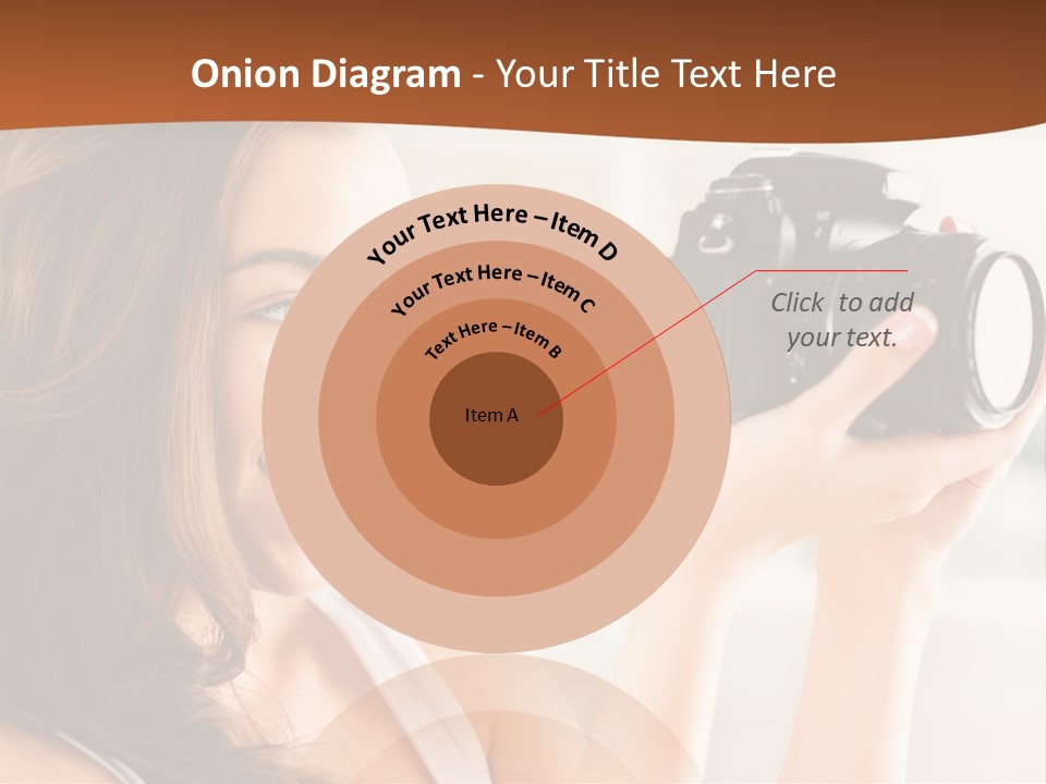 Attractive Comfortable Portrait PowerPoint Template