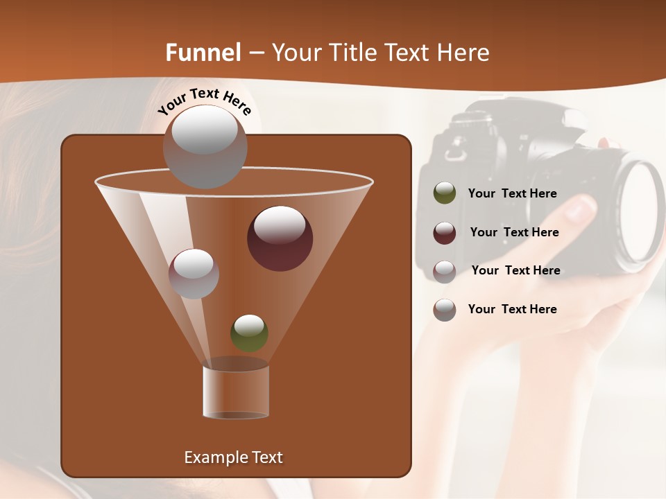 Attractive Comfortable Portrait PowerPoint Template