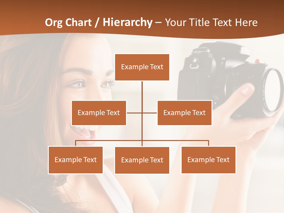 Attractive Comfortable Portrait PowerPoint Template