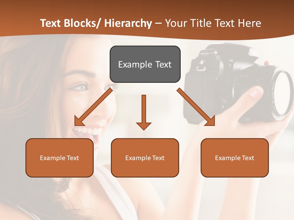 Attractive Comfortable Portrait PowerPoint Template