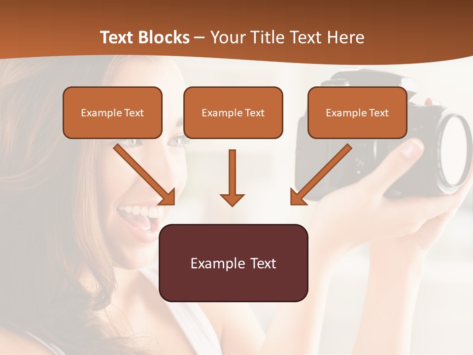Attractive Comfortable Portrait PowerPoint Template